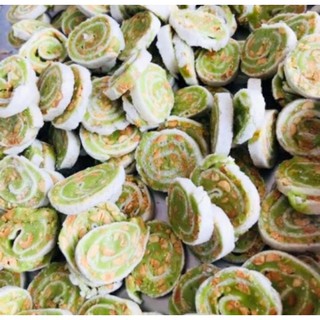 1Kg-KẸO DỪA CUỘN BÁNH TRÁNG Bến Tre