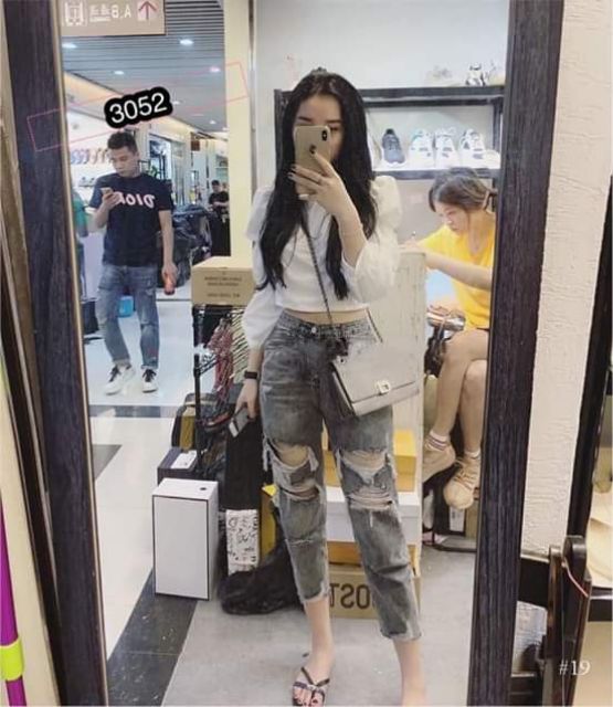 QUẦN BAGY RÁCH HÀNG SUẤT 3052 SANG CHẢNH SÀNH ĐIỆU. HÀNG SIÊU RẺ SIÊU ĐẸP SIÊU XINH.. BAO ĐẸP BAO CHUẨN. HÀNG SẴN SLL