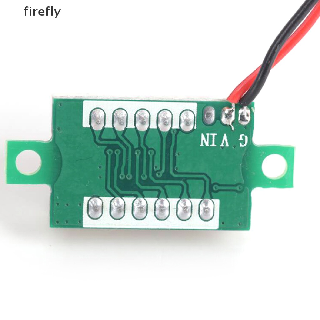 Vôn Kế 3 Dây Mini DC 0-100V Màn Hình LED Hiển Thị Điện Áp 3 Chữ Số