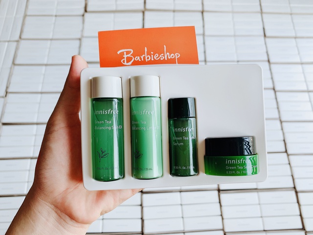 Bộ Kit Innisfree Trà Xanh 4 Món Green Tea Special Kit EX Set (4 Sản Phẩm)