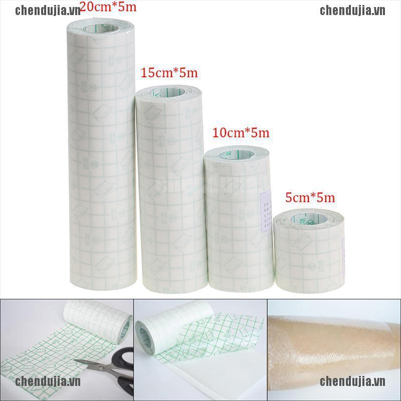 1 Cuộn Băng Keo PU Dán Cố Định Vết Thương Chống Thấm Nước