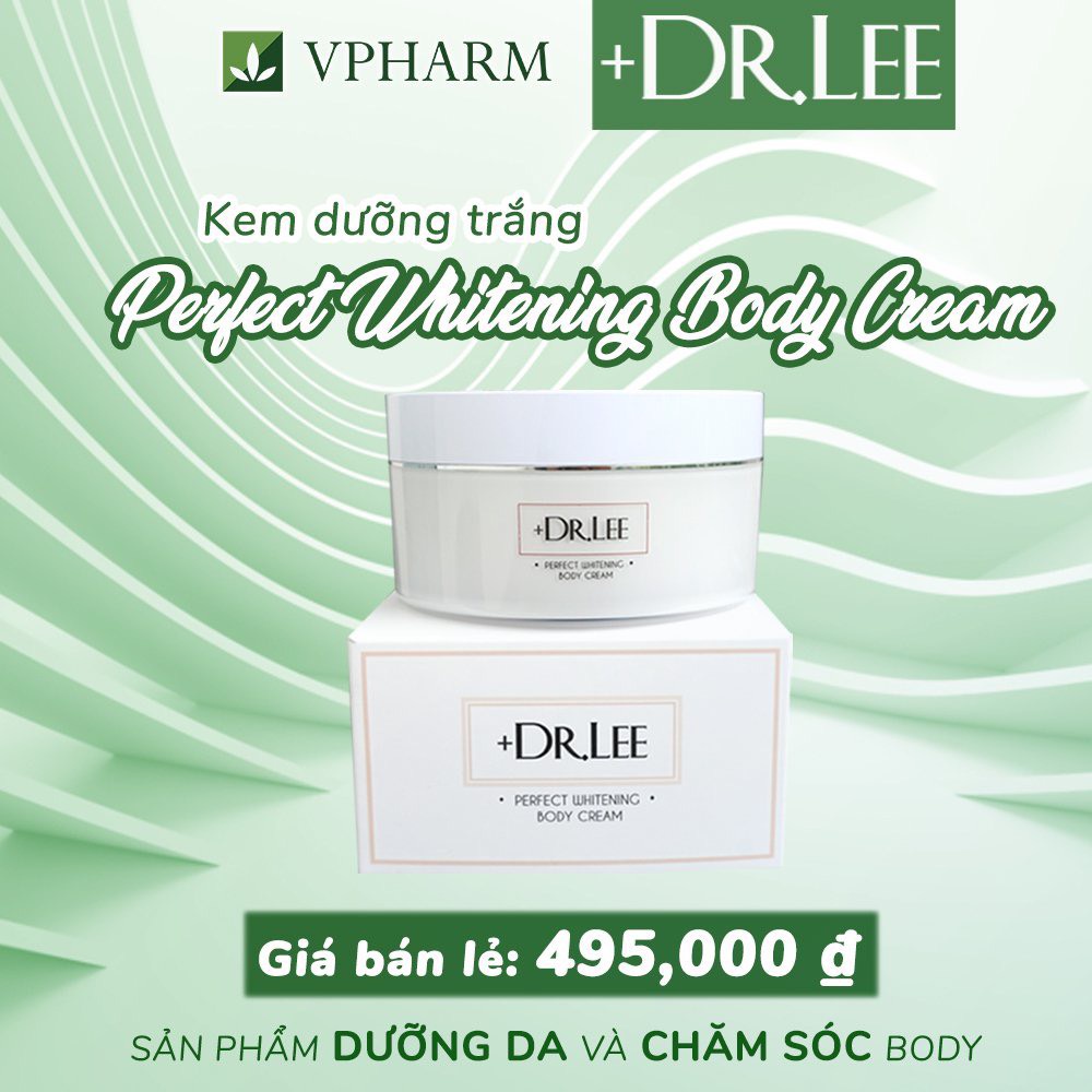Kem dưỡng trắng Perfect whitening Body Cream +Dr.lee. Sản phẩm được các chuyên gia khuyên dùng thành phần thiên nhiên