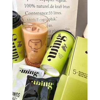 COMBO TRÀ SỮA HÒA TAN CỐC ( 2 HỒNG TRÀ 2 NHÀI 2 CHOCOLATE )