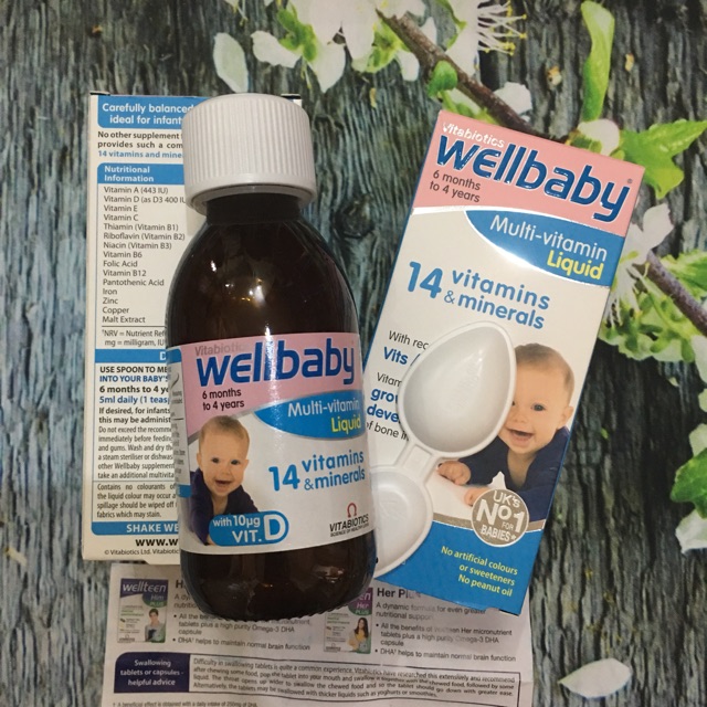Vitamin Wellbaby Với 14 Vitamin Và Khoáng Chất