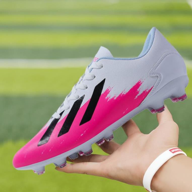 xc NEW CH <Real Picture> Giày đá bóng chất lượng cao Giày bóng đá thanh niên Size:35-45 Messi unisex soccer shoes : vc