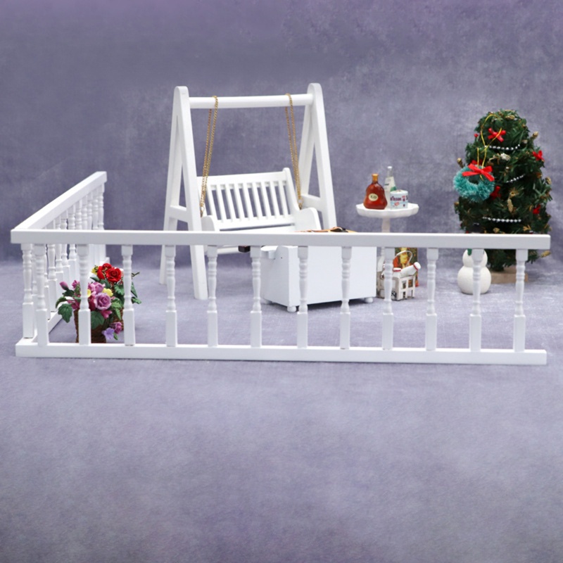 Mô Hình Hàng Rào Gỗ Mini 1 / 12 Độc Đáo Trang Trí Nhà Búp Bê
