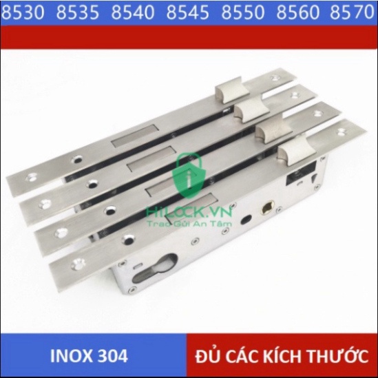 Thân khoá, ruột khoá cửa vân tay. 2885, 3085, 3585, 4085, 4585, 6085, 6068... hilock