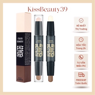 Bút tạo khối 💃FREEship💃 và che khuyết điểm 2 đầu Lameila Contour and Highlight Stick LAMEILA nội địa Trung