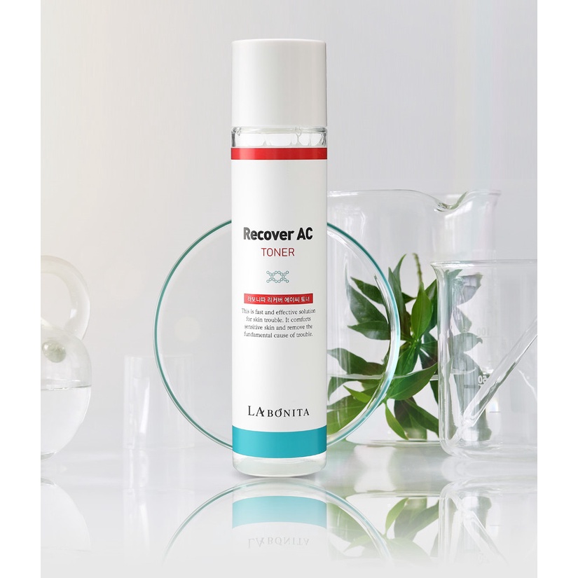 Combo toner & kem dịu da, giảm mụn dưỡng da phục hồi : LaBonita Recover AC  Toner 120ml +LaBonita Recover AC Cream 50ml - Trị mụn | TheFaceHolic.com
