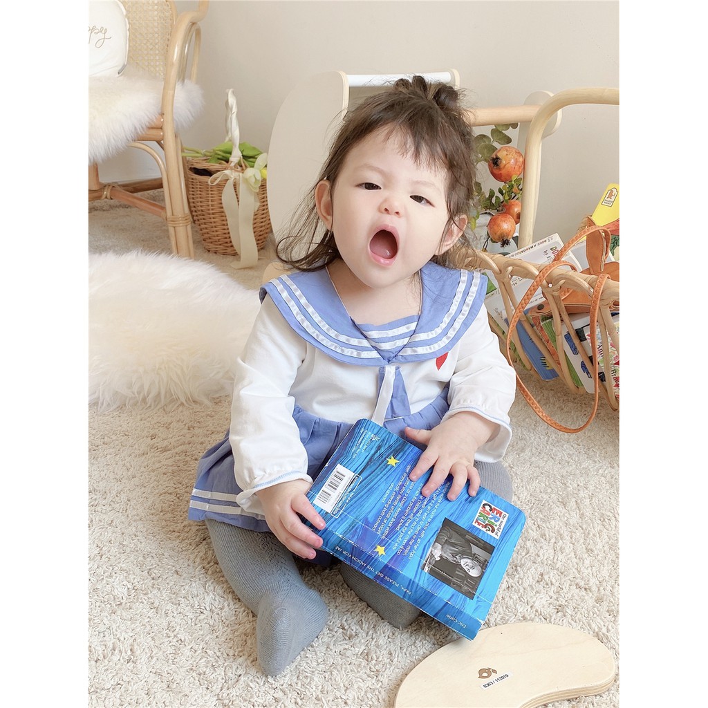 Áo Liền Quần In Hình Trái Tim Đáng Yêu Cho Bé