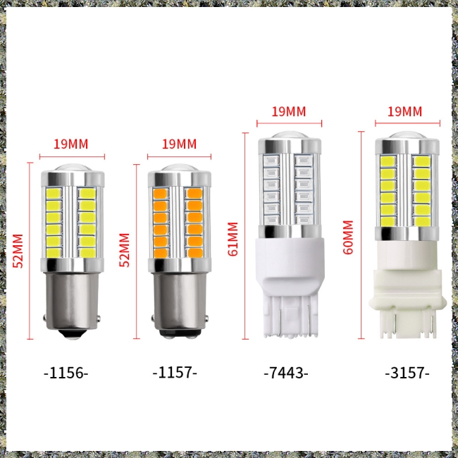 Bóng đèn LED 33SMD 1156 1157 5730 5630 siêu sáng dành cho xe hơi