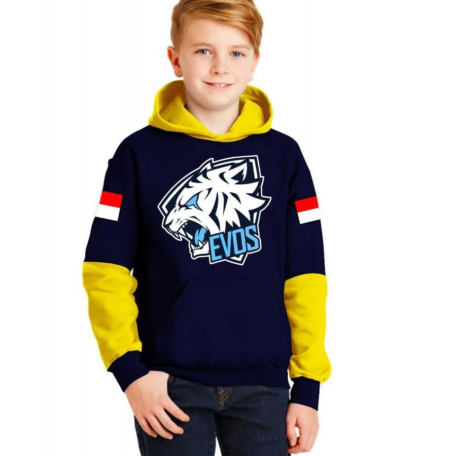 Áo Khoác Hoodie Rhc36 evos / Áo Khoác Trẻ Em / Áo Khoác Trẻ Em Miễn Phí 6-13 Tuổi