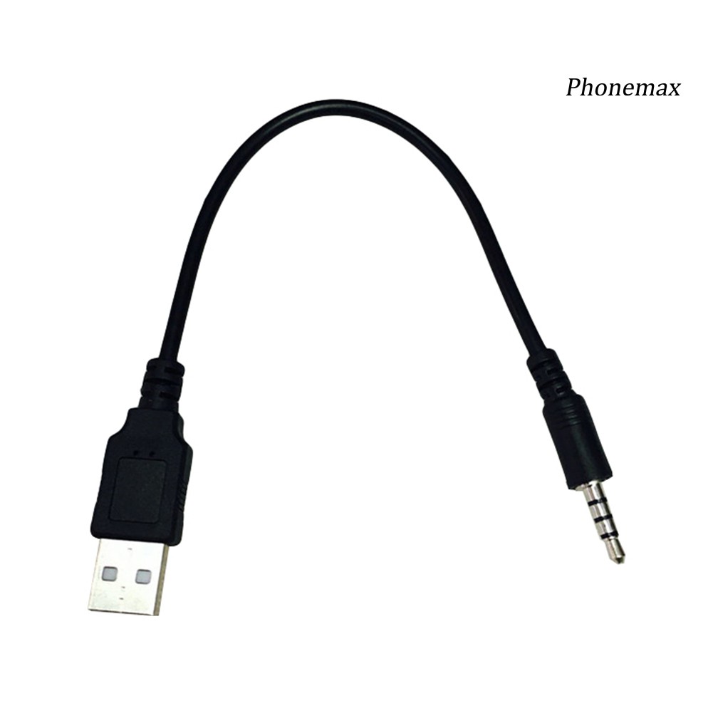 Dây Cáp Âm Thanh Chuyển Đổi Từ Đầu Cắm 3.5mm Sang Cổng Usb Aux Dành Cho Mp3 Trên Xe Hơi