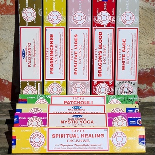 Nhang Satya Incense - Làm Mới Không Gian, Thanh Hương Thiền Định, Luân Xa Yoga | Chakra Heal Incense
