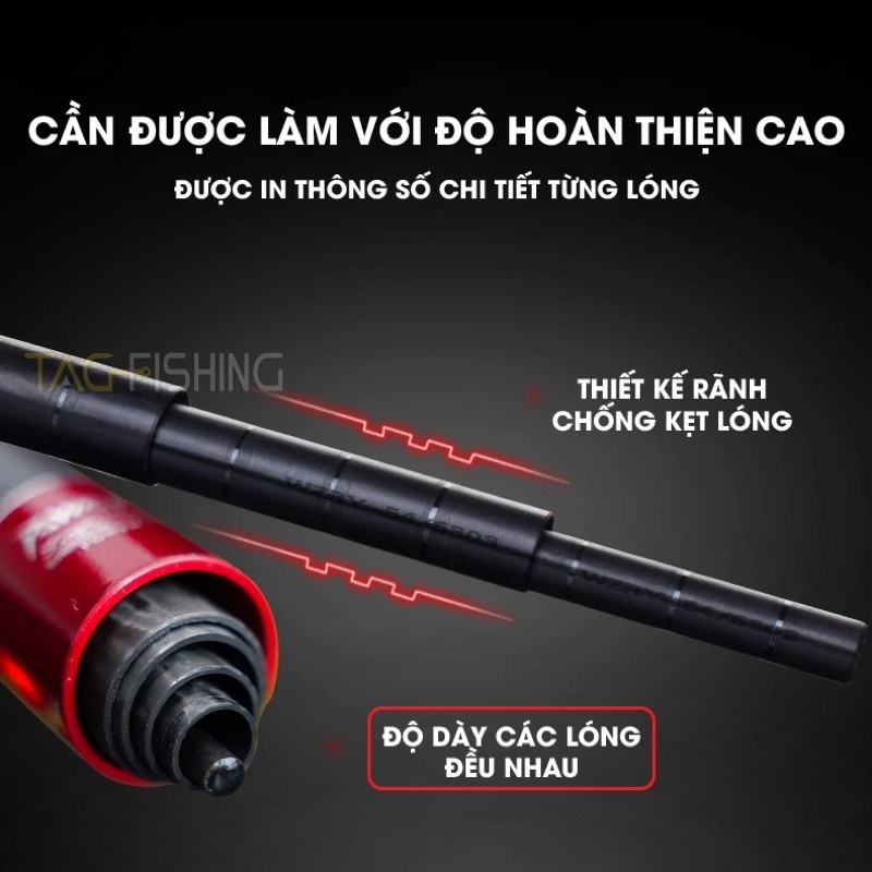 Cần Câu Đài GUIDE Kỳ Lân Lửa Săn Hàng