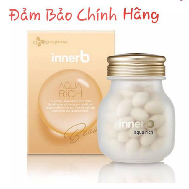 Viên Uống Cấp Nước Collagen Innerb Aqua Rich 🌸🌸 [ Uy Tín+Chính Hãng+Date mới] | WebRaoVat - webraovat.net.vn