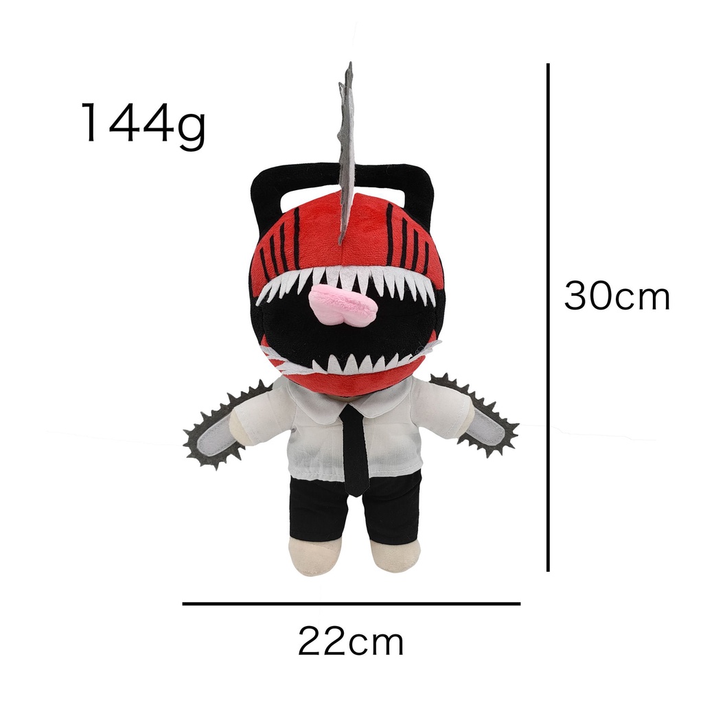 Anime Chainsaw Man Denji Cosplay Plushie Pochita Stuffed Dolls Plush Toys Kids Boys Girls Halloween Xmas Birthday Gifts