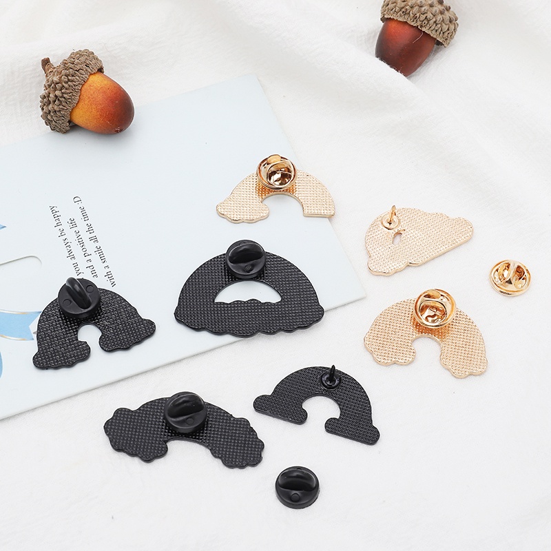 Ghim Cài Áo Hình Cầu Vồng Hoạt Hình Dễ Thương