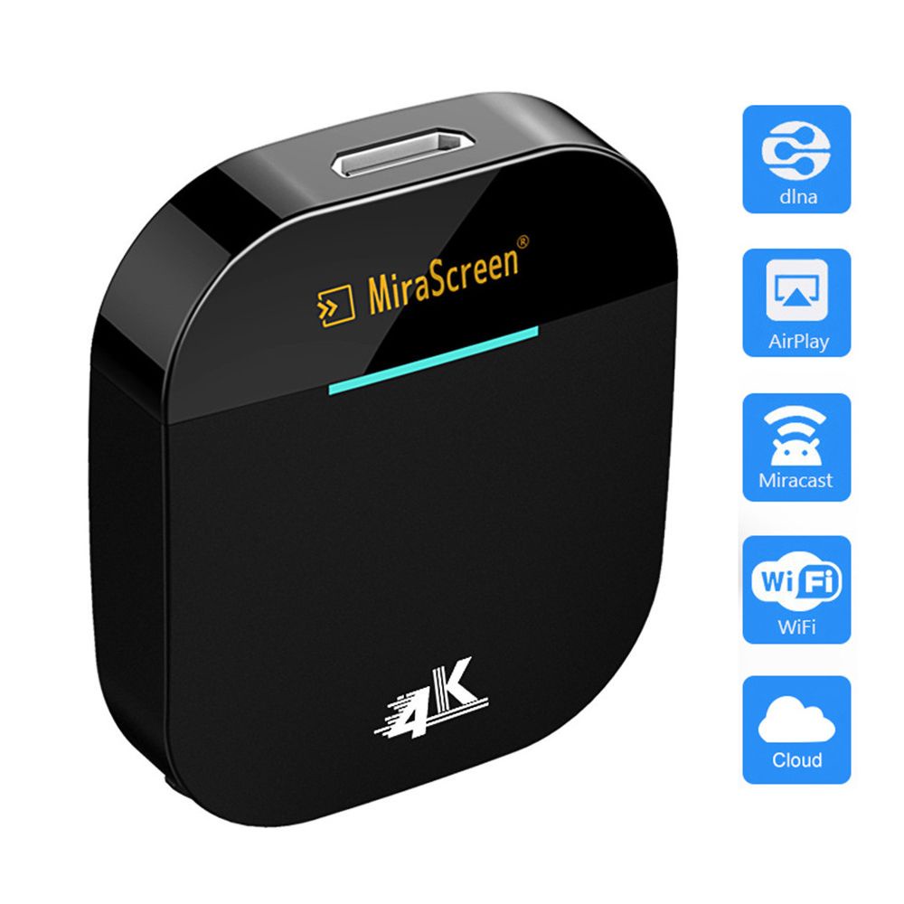 Bộ thu tín hiệu màn hình không dây MiraScreen G5 Plus Wifi DLNA 1080P TV Dongle Airplay HDMI