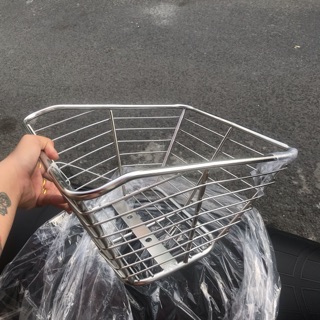 Rổ inox 10 li gắn wave dream sirius