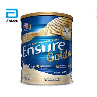 Sữa Ensure Gold Hương Vani Mới 850g. T7/2022