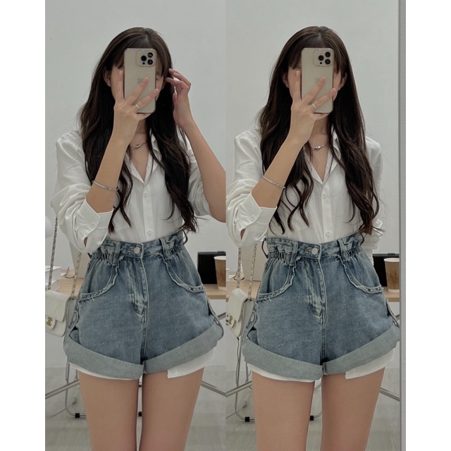 A293 Somi chất thô oversized Audrey
