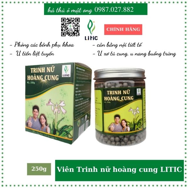 Trinh nữ hoàng cung phòng u xơ tử cung, u nang buồng trứng, tiền liệt tuyến LITICTNHC250