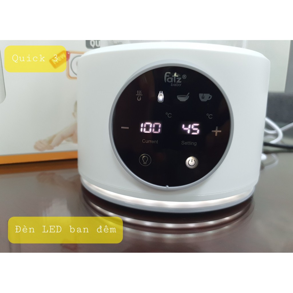 [Mã BMBAU300 giảm 7% đơn 499K] Máy đun và hâm nước pha sữa điện tử Fatz Baby QUICK 3 FB3515CY