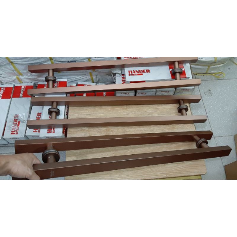 Tay Nắm Cửa Kính inox Vuông Cao Cấp