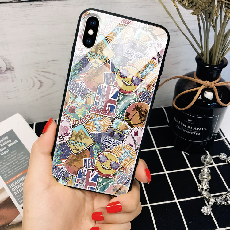 Ốp Nhựa Iphone 5C In Hình Pattern - Hoạ Tiết Đẹp CASESPOT Cho Iphone 11 12 Pro Max 6 6S 7 8 Plus X Xs Max Xr 12Mini