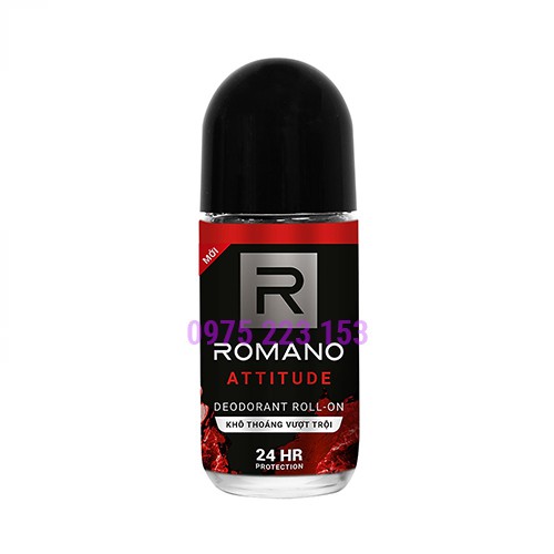 Lăn Khử Mùi Hương Nước Hoa Romano Attitude 50ml