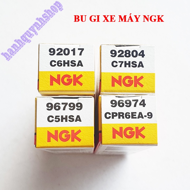 Bugi xe máy NGK C5, C6, C7, CPR6EA-9 Dream, Wave, AB, Lead, Vision, SH