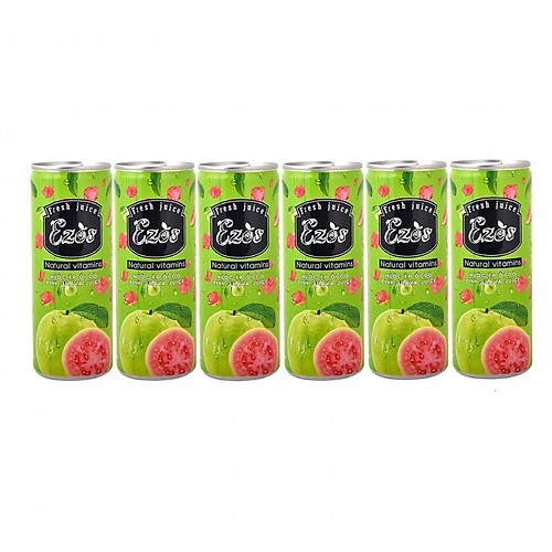 Nước ép ổi Ezos lốc 6 lon x 240ml