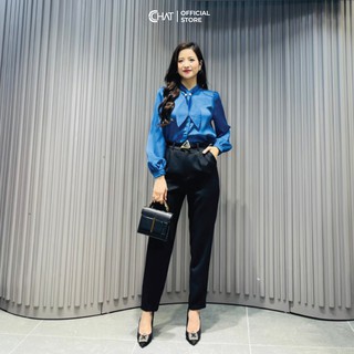 Sơ mi cổ buộc nơ CCHAT