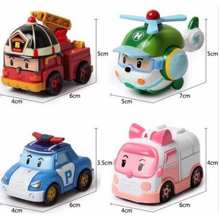 Hộp 4 con biệt đội robocar poli