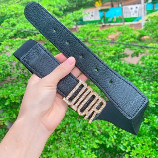 Đai nịt váy chữ đính đá dễ phối vây đầm nhất