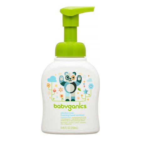 Combo BABYGANICS bé sơ sinh 0M+ xà phòng tắm gội 99g nước rửa tay 250ml chống nắng 59ml kem dưỡng da chàm viêm da 226g