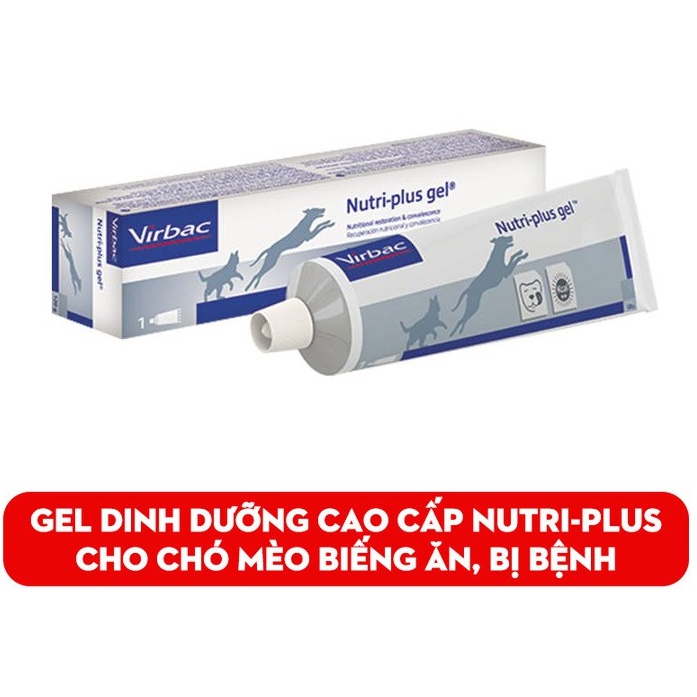 Gel dinh dưỡng chó Chó Mèo Nutri-plus - Tăng cường sức khỏe cho Thú Cưng bị ốm, sau phẫu thuật - Tạo cảm giác ngon miệng