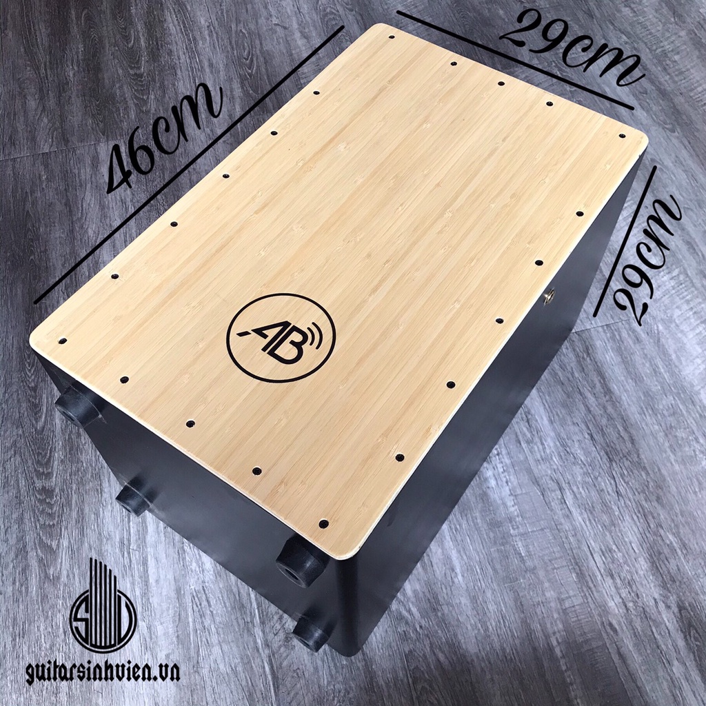 Mặt trống cajon AB 46cm x 29cm - Inbox để lựa mẫu - Mặt chuẩn của trống AB