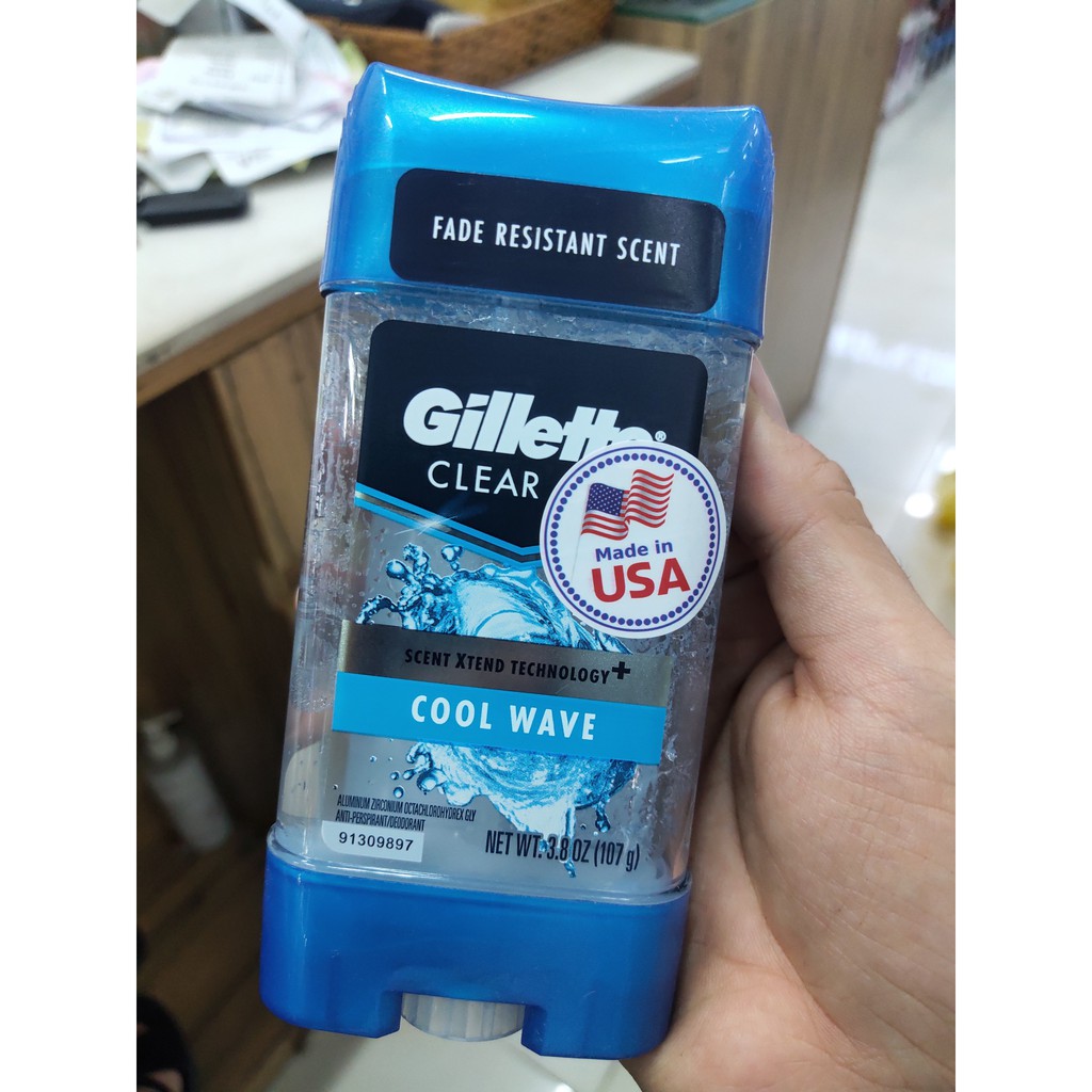 Lăn Khử Mùi Gillette Scent Xtend Technogoly Cool Wave 107g