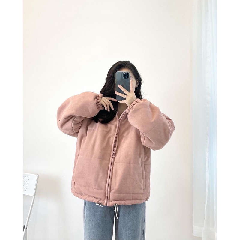 Áo khoác phao khéo khoá 124