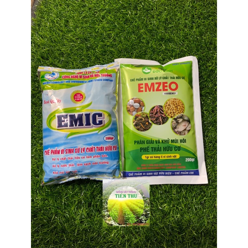 BỘ ĐÔI EMIC &amp; EMZEO MEN Ủ SINH HỌC HỮU HIỆU