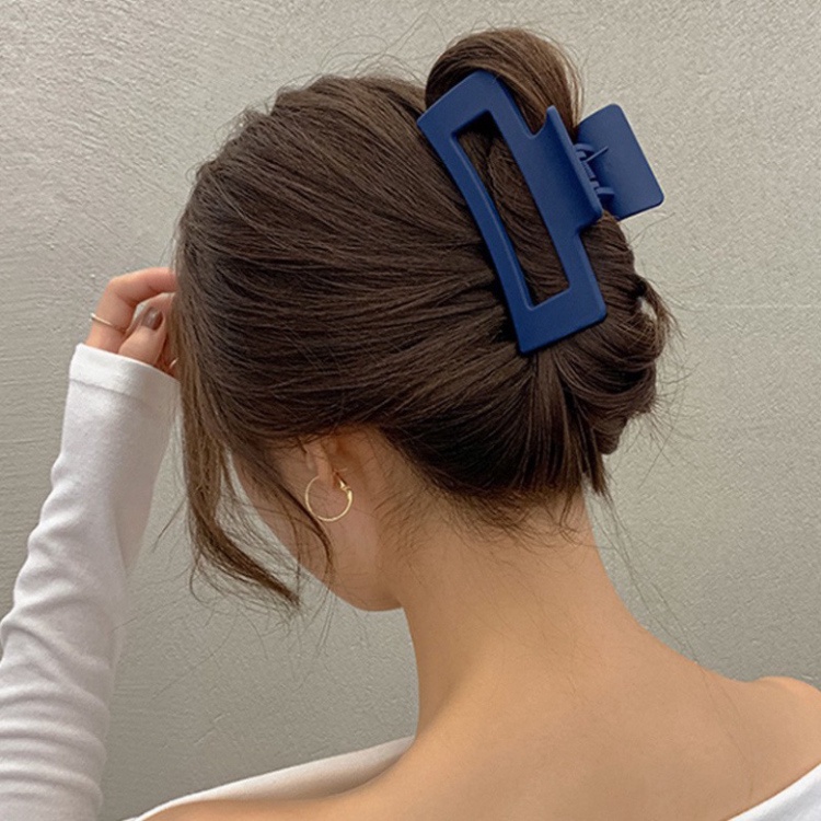 Kẹp tóc càng cua Hàn Quốc nữ đẹp hottrend nhám cỡ size lớn iLita - Cặp búi tóc dễ thương cào 10 răng, 14 răng