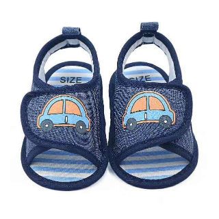 Sandal tập đi hình ô tô bé trai