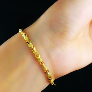 Vòng đeo tay mạ vàng 24K vàng Hàn Quốc