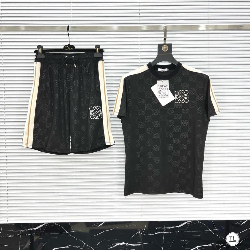 Bộ thể thao nam hè mặc nhà chất liệu thun co giãn thoải mái