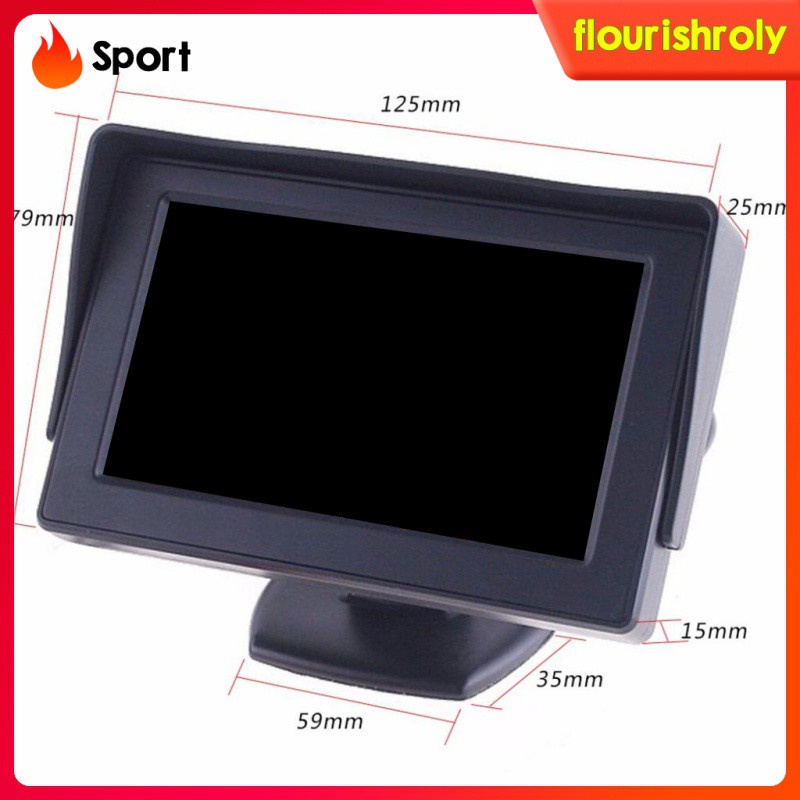 Camera Chiếu Hậu Xe Hơi 12) 2xlcd Hd 4.3 " | BigBuy360 - bigbuy360.vn