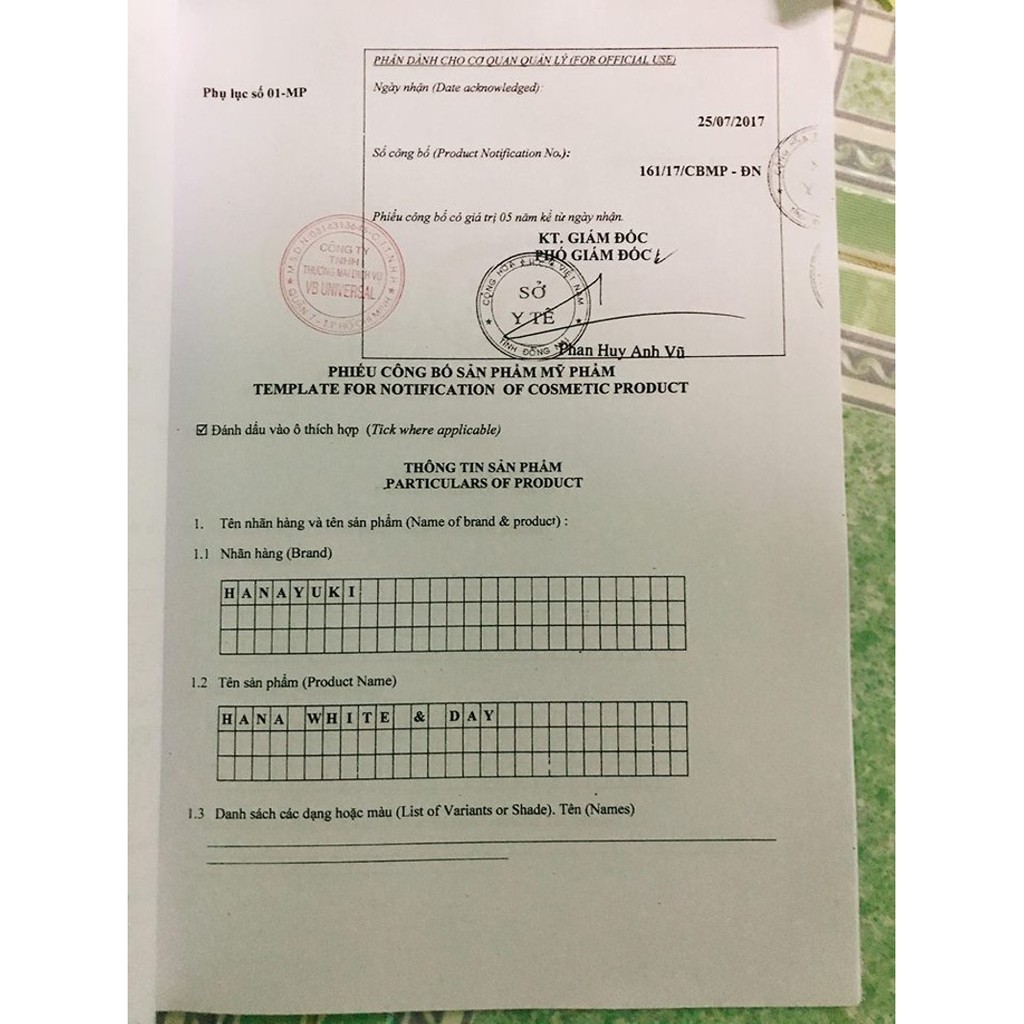 Kem Dưỡng Trắng Da Ban Ngày Hanayuki