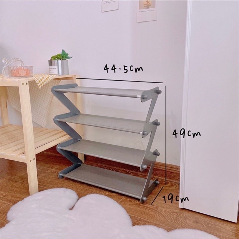 Kệ để giày chữ Z zích zắc đa năng gấp gọn