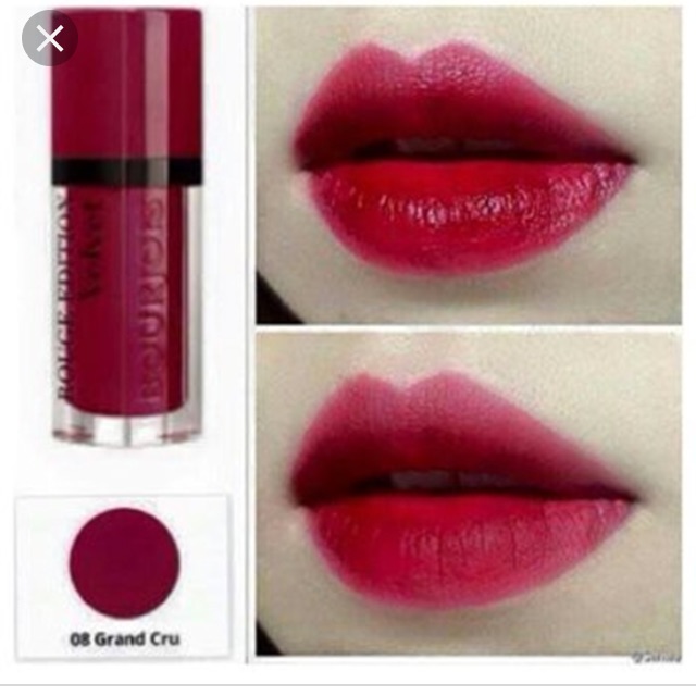 Son kem lì Bourjois Rouge Edition Velvet 7.7ml màu 08 - Grand Cru - Màu đỏ cherry